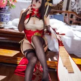 是一只熊仔《碧蓝航线 大凤 旗袍》主题写真：50张全套美图