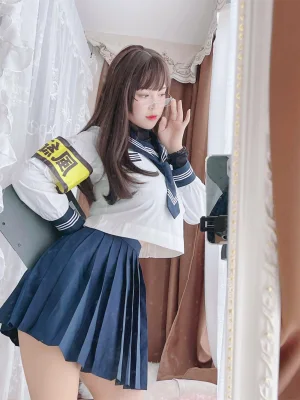 白烨《风纪委员》主题写真：60张全套美图