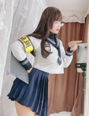 白烨《风纪委员》主题写真：60张全套美图