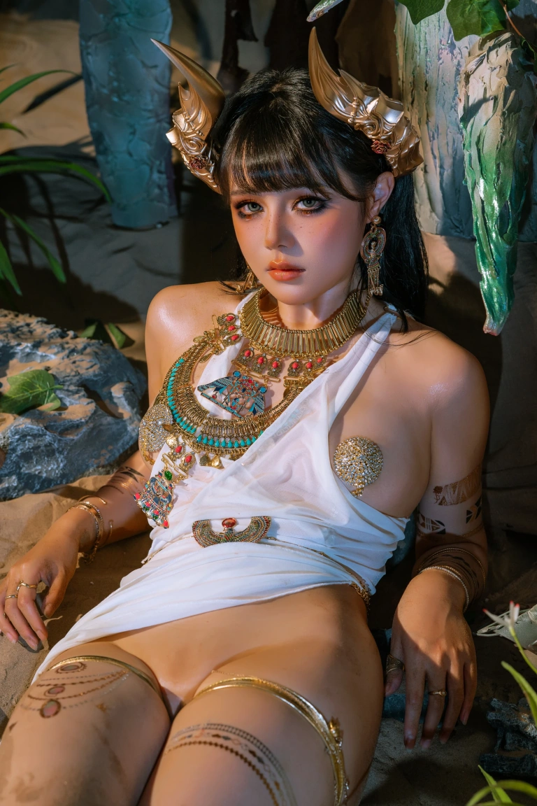 七月喵子《伊庇斯·拉（&云溪溪）》主题写真：18张全套美图