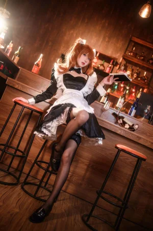阿包也是兔娘《2022.04月舰长图包 明日香》主题写真：27张全套美图