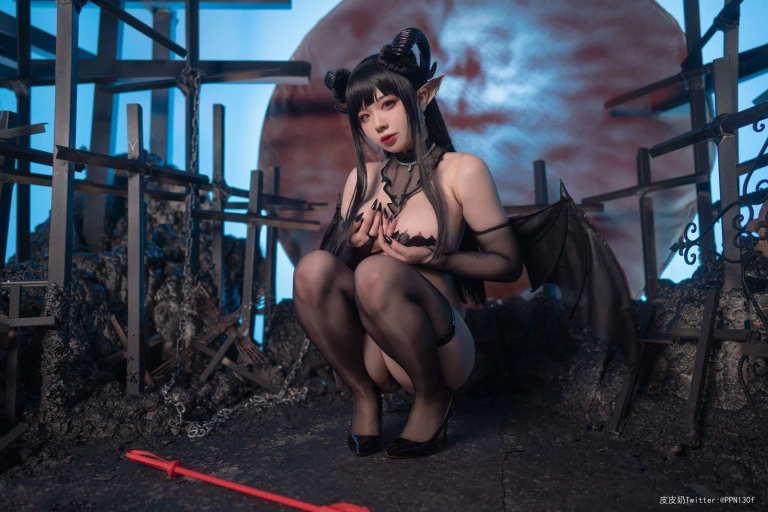 皮皮奶《魅魔2》主题写真：40张全套美图