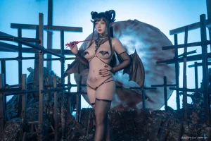 皮皮奶《魅魔2》主题写真：40张全套美图