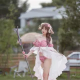 花铃《小羊夏卉》主题写真：34张全套美图