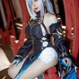 虎森森《原神 申鹤·冷花幽露》主题写真：35张全套美图