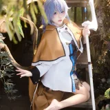九柒喵《无职转生 洛琪希·米格路迪亚原皮》主题写真：36张全套美图