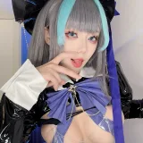 九言《柴郡郡》主题写真：39张全套美图，含6个视频