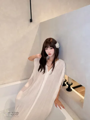 麻薯好吃《水中月 中秋》主题写真：95张全套美图