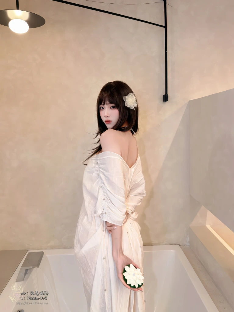 麻薯好吃《水中月 中秋》主题写真：95张全套美图
