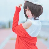 桜桃喵《加藤惠 常服》主题写真：33张全套美图