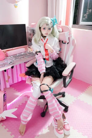 九柒喵《绝区零 千夏蕾咪》主题写真：49张全套美图