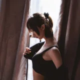 木棉棉《黑丝私房》主题写真：83张全套美图