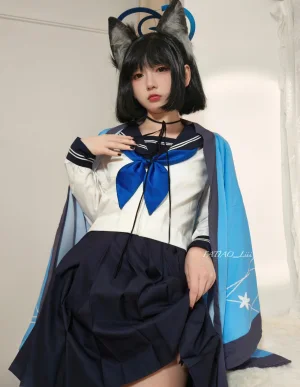 迷之呆梨《桐生桔梗》主题写真：89张全套美图