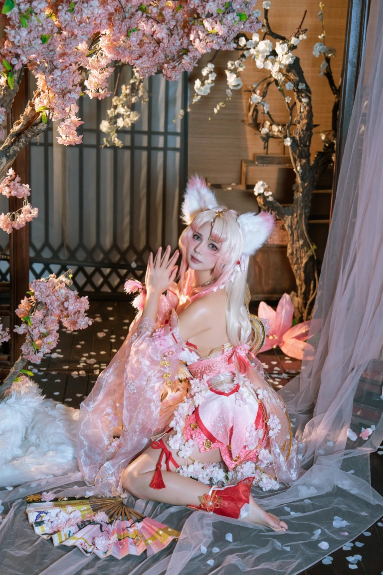 七月喵子《胡桃和殷紫萍cos》主题写真：109张全套美图