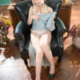 花铃《G36玉瓯立旗袍》主题写真：88张全套美图