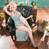 花铃《G36玉瓯立旗袍》主题写真：88张全套美图