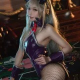 阿包也是兔娘《黑枪呆兔女郎》主题写真：25张全套美图