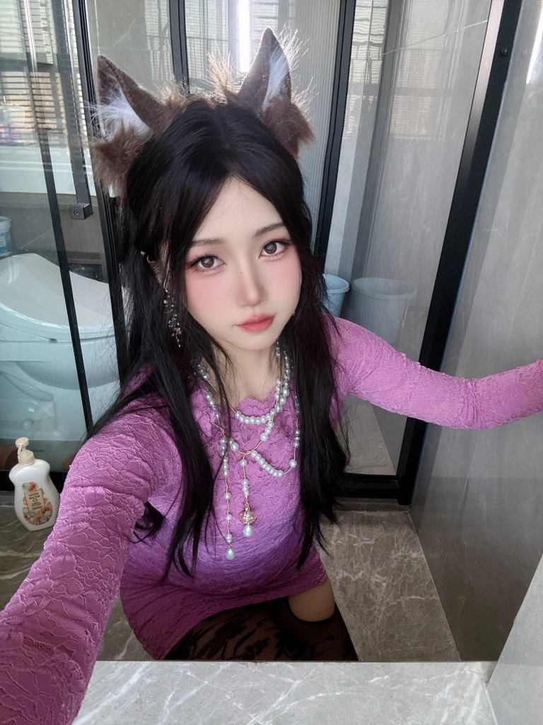 不呆猫《新浴室人妻》主题写真：31张全套美图