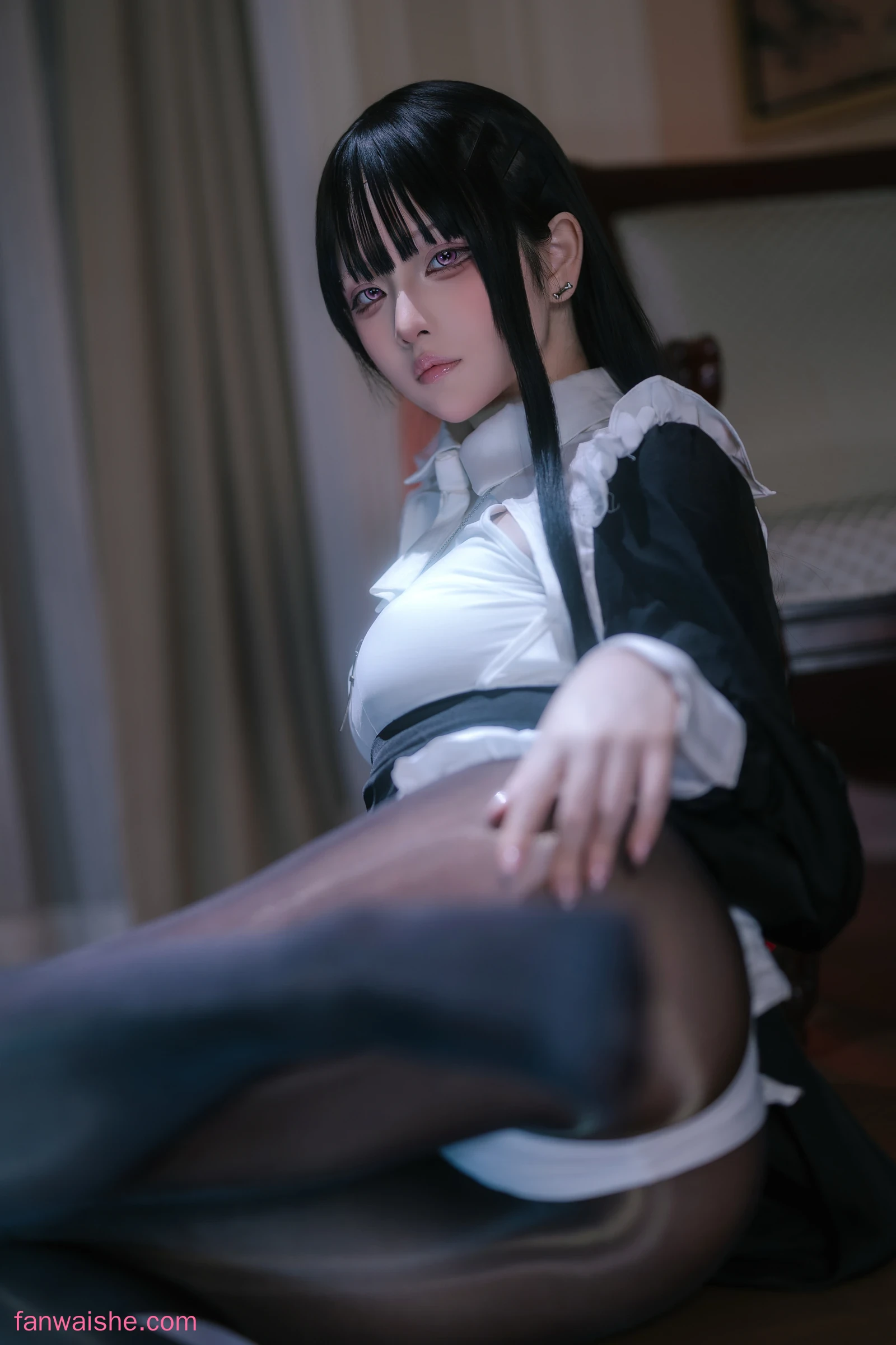 屿鱼 屿鱼 NO.051 - 黑丝修女