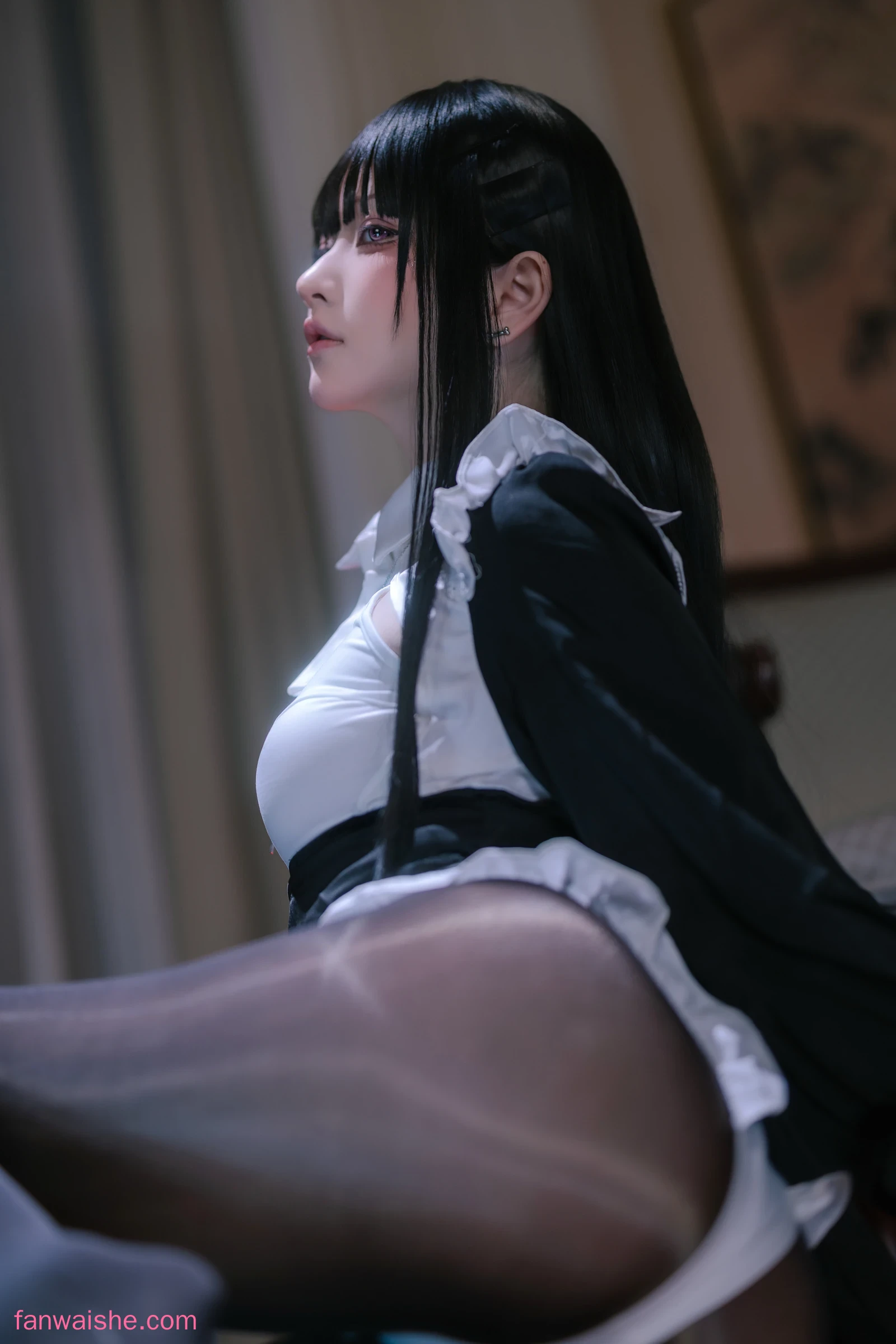 屿鱼 屿鱼 NO.051 - 黑丝修女