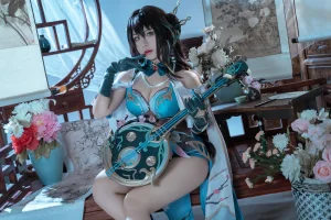 虎森森《崩坏·星穹铁道 阮梅》主题写真：50张全套美图