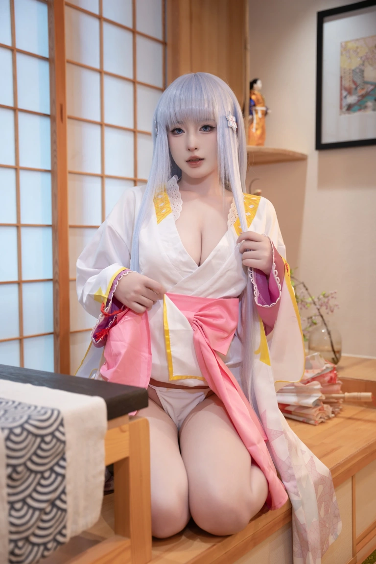 清水由乃《美少女万华镜 雪女原服》主题写真：58张全套美图