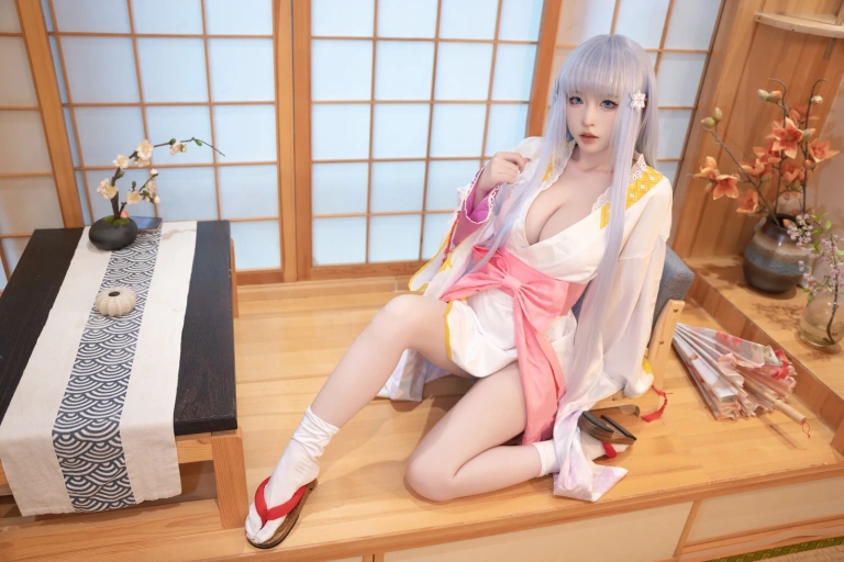 清水由乃《美少女万华镜 雪女原服》主题写真：58张全套美图