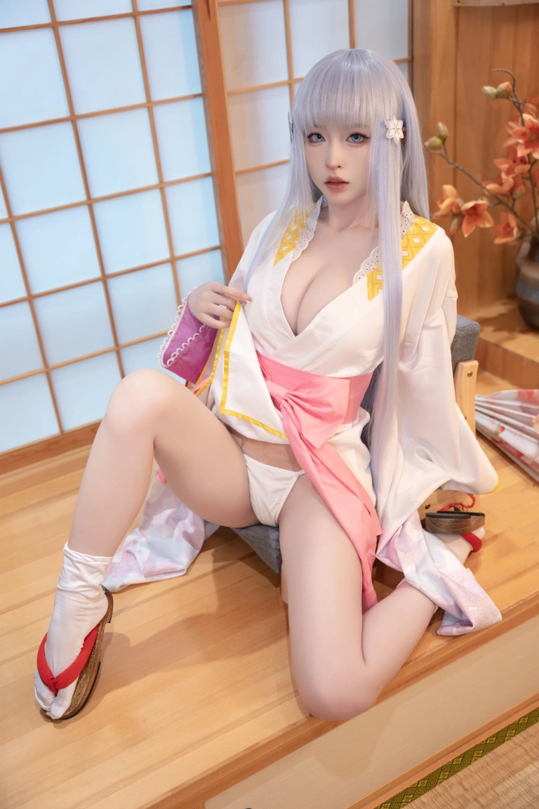 清水由乃《美少女万华镜 雪女原服》主题写真：58张全套美图