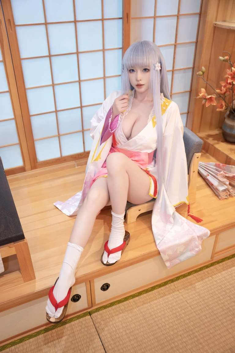 清水由乃《美少女万华镜 雪女原服》主题写真：58张全套美图