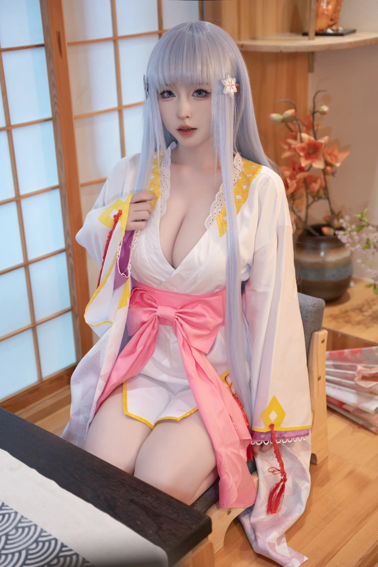 清水由乃《美少女万华镜 雪女原服》主题写真：58张全套美图