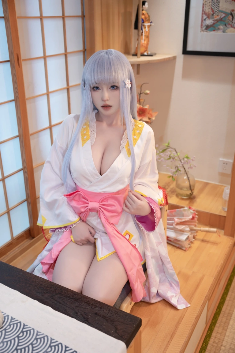 清水由乃《美少女万华镜 雪女原服》主题写真：58张全套美图