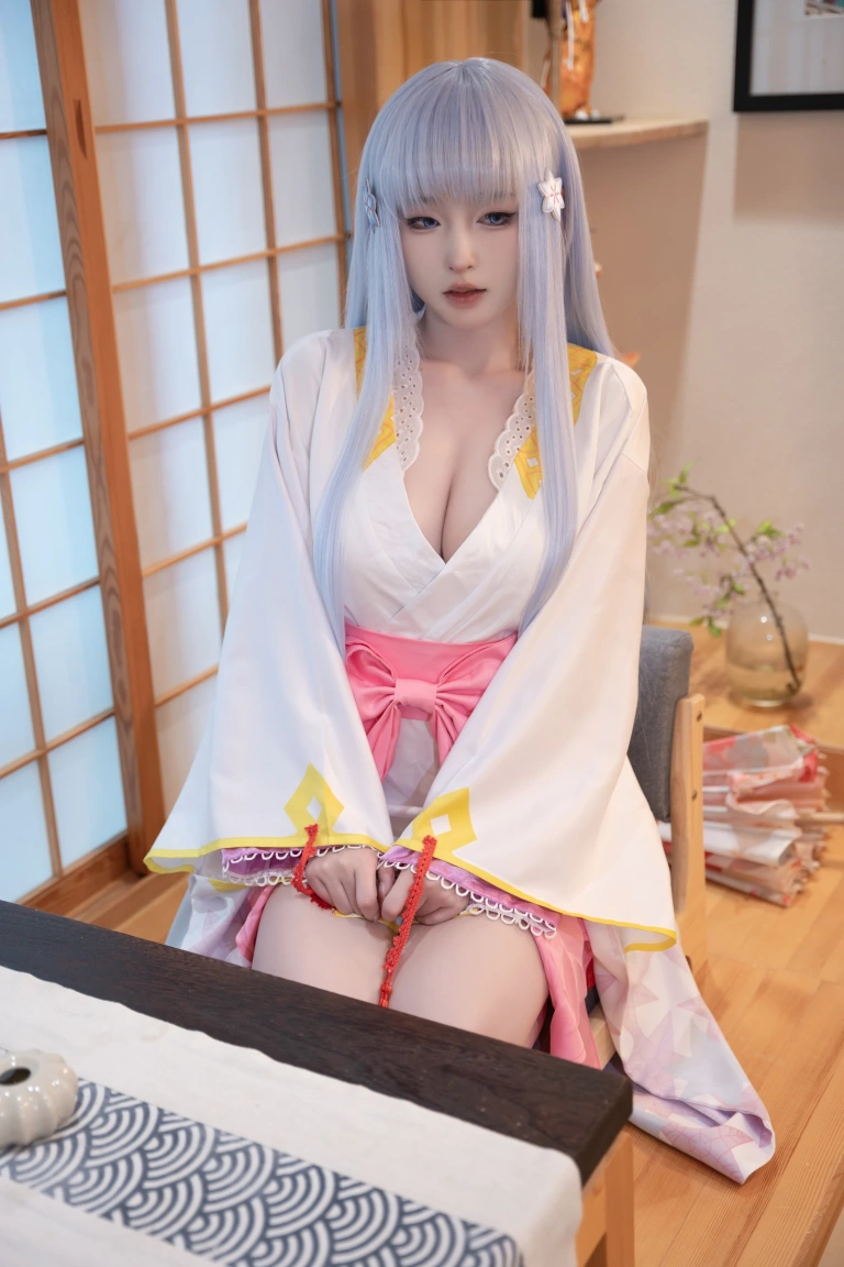 清水由乃《美少女万华镜 雪女原服》主题写真：58张全套美图