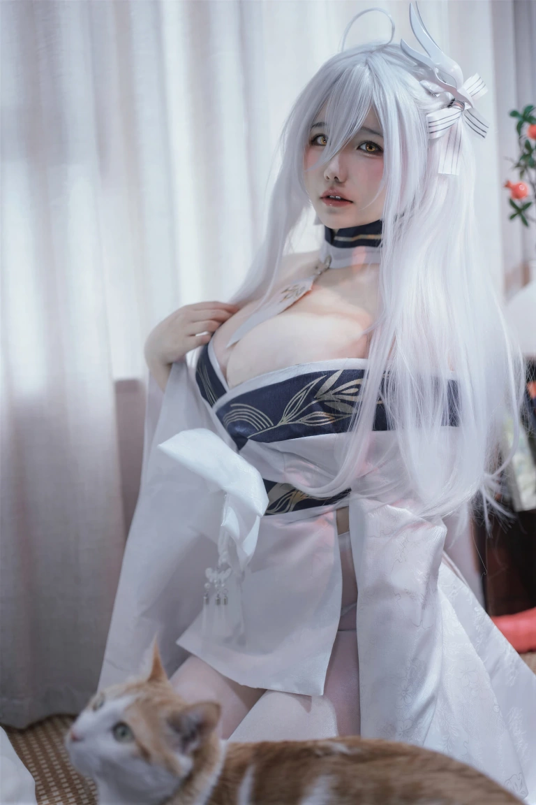 阿半今天很开心《碧蓝航线 白凤和服》主题写真：60张全套美图，含1个视频