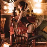 木棉棉《紧身内衣》主题写真：70张全套美图