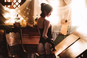 木棉棉《紧身内衣》主题写真：70张全套美图