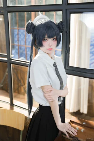 九柒喵《妃咲JK》主题写真：61张全套美图