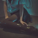面饼仙儿《脑内少女 浴缸黑丝》主题写真：21张全套美图