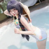 花铃《碧蓝档案 美游泳装》主题写真：41张全套美图