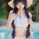 花铃《碧蓝档案 美游泳装》主题写真：41张全套美图