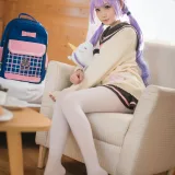 焖焖碳《独角兽JK制服》主题写真：21张全套美图
