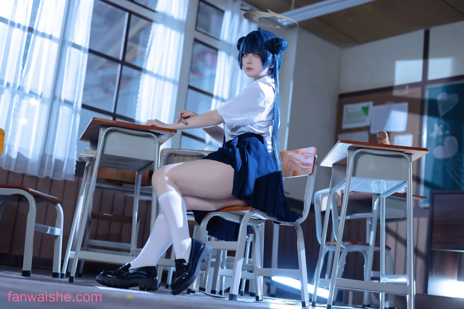 屿鱼 屿鱼 NO.052 - 蔚蓝档案 妃咲JK
