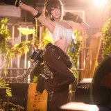 阿包也是兔娘《2022.06月舰长图包 明日方舟 森蚺》主题写真：33张全套美图