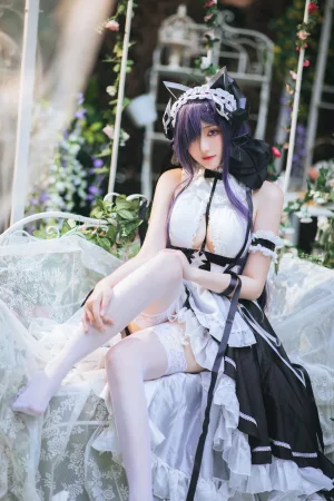 瓜希酱《奥古斯特女仆》主题写真：24张全套美图