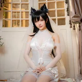 星之迟迟《爱宕婚纱》主题写真：25张全套美图