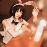 桜桃喵《加藤惠 兔女郎》主题写真：29张全套美图