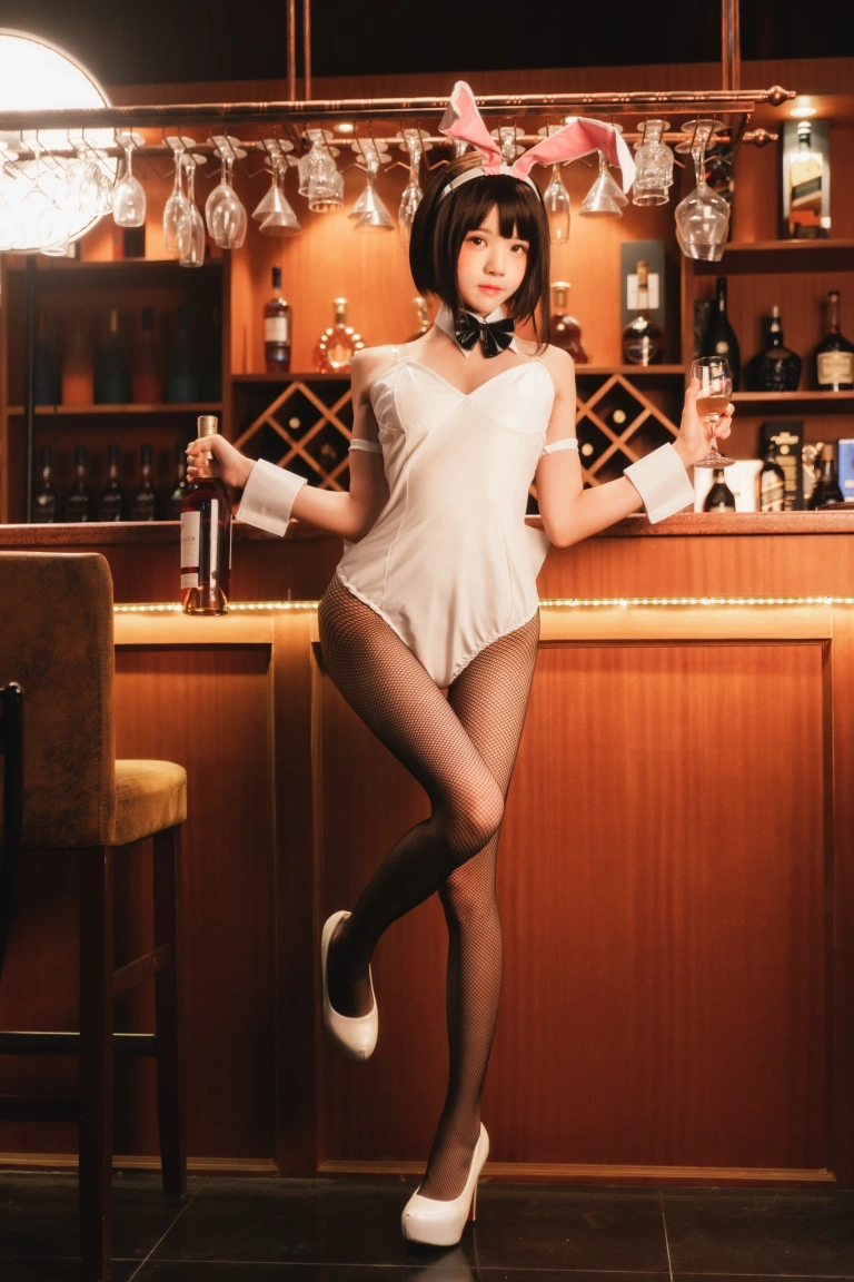 桜桃喵《加藤惠 兔女郎》主题写真：29张全套美图