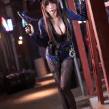 香草喵露露《十一月舰长 女警》主题写真：40张全套美图，含1个视频