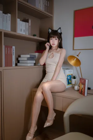 不呆猫《家教猫老师》主题写真：42张全套美图