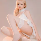 花铃《纯白小花嫁》主题写真：48张全套美图