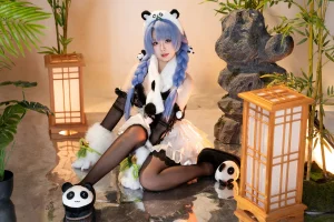 虎森森《永劫无间 沈妙》主题写真：55张全套美图